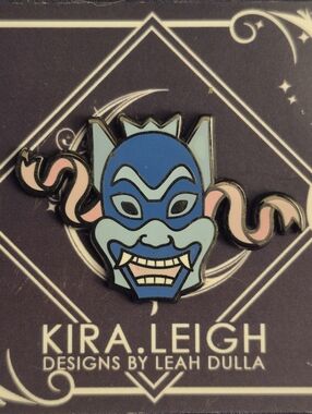 Blue Spirit Enamel Pin - NattyCat Pins